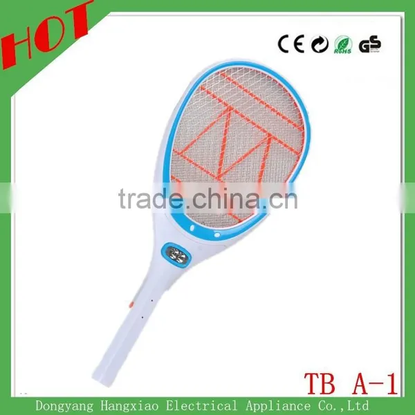 Rechargable Mosquito Fly Zapper Racket With Flash Light photo-2