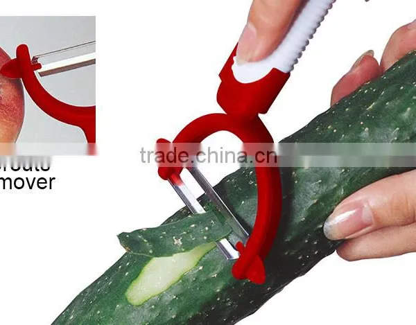 ABS+S/S+PP 18*7.7 Stainless Steel Kitchen Accessories Fruit Peelers/potato Peeler photo-3