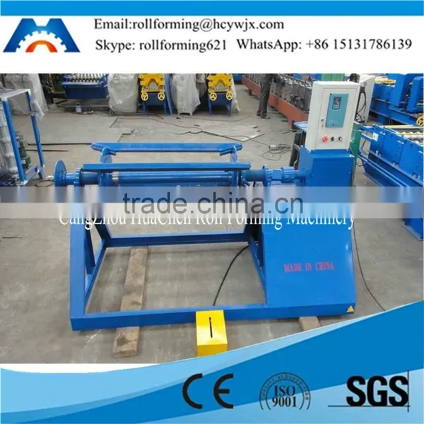 5-10 Tons Color Steel Coil Manual/ Hydraulic Uncoiler Machine photo-4