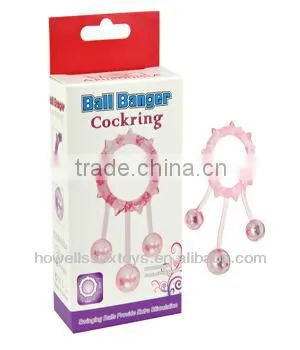 Sex Toy Ball Banger Cock Ring for Big Cock Sexs Toy