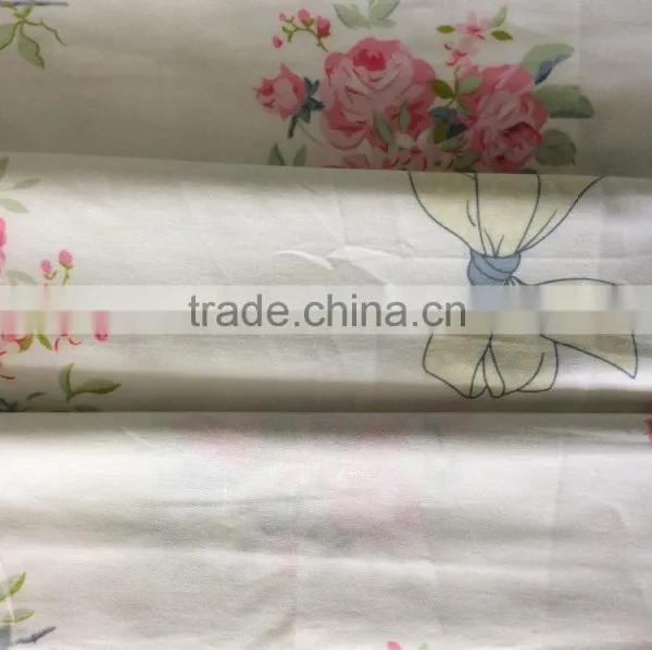 100%cotton 40*40/133*72 Printed Fabric for Home Textile and Beddings