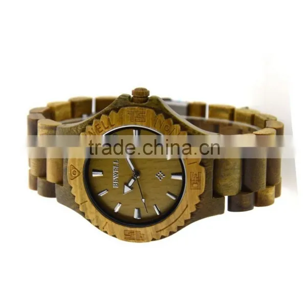 Hot Sale Factory Price BEWELL Wooden Watch ,high Quality With Japan Movment photo-2