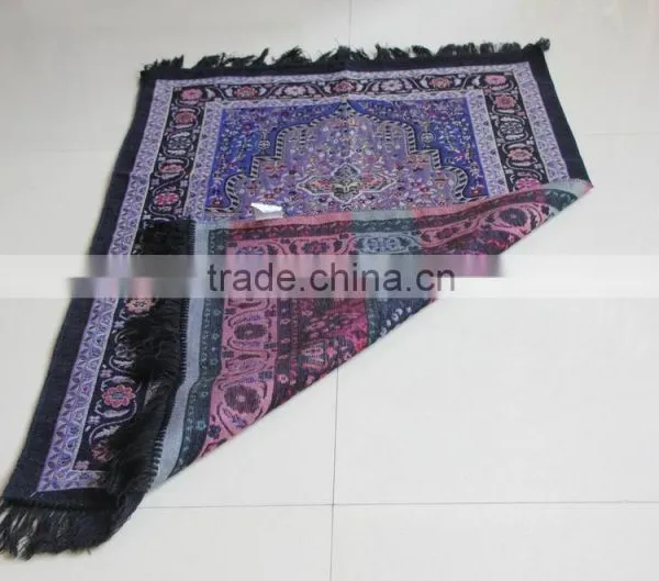 High Quality Prayer Carpet Rugs BT-227 Polyester Muslim Carpet photo-2