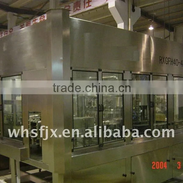 Washing filling capping machine