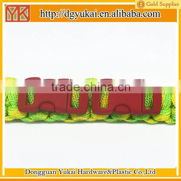 Yukai Survival Gear Side Release Paracord Buckle Clip for 550 Paracord Bracelet photo-2