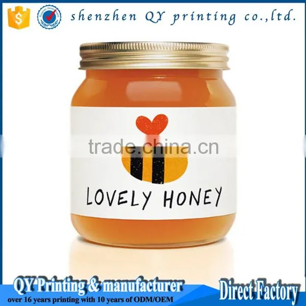 Hot Sale Promotional Honey Bottle Adhesive Label, Sweet Bee Honey Sticker photo-5
