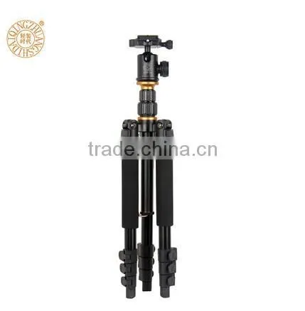 Q570 1410mm 2 Section Center Pipe Easy Operated Filp Leg Lock DSLR Digital Camera Tripod Monopod Professional Aluminum Tripod photo-4