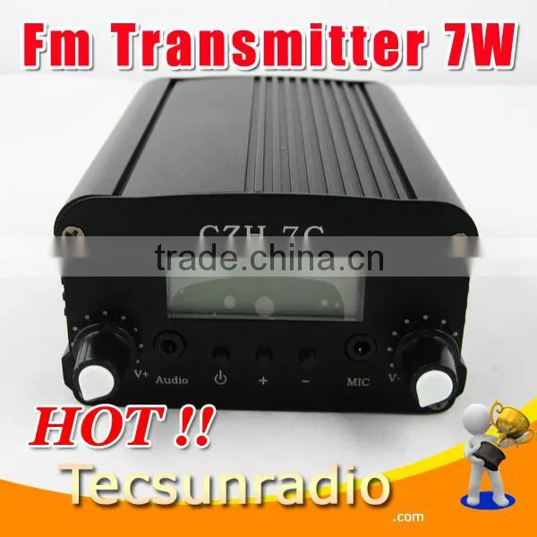 Fmuser 7w Broadcast FM Radio With fm Transmitter 5km Long Range fm Broadcasting Transmitter Wireless Transmitter