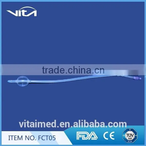 Medical Disposable 3 Way,2way, Silicone Foley Catheter FCT05 photo-3