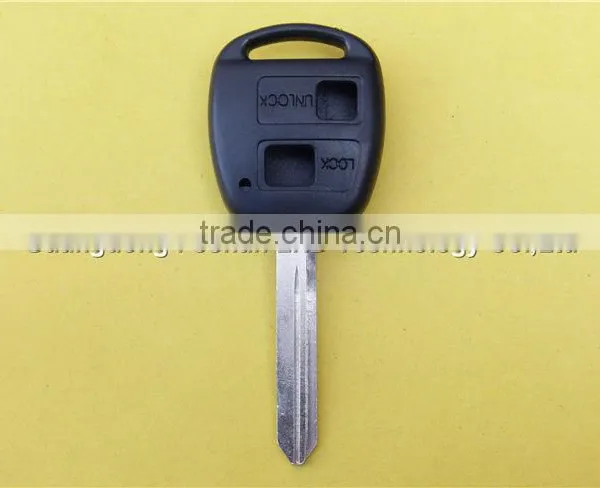 Blank 2 Button Remote Key Case for Toyota Corolla Camry Prado RAV4 FOB Shell TOY47 Blade photo-2