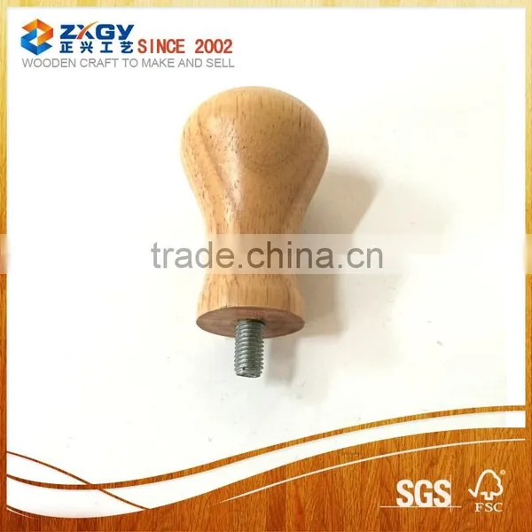 custom solid wood big wooden handle