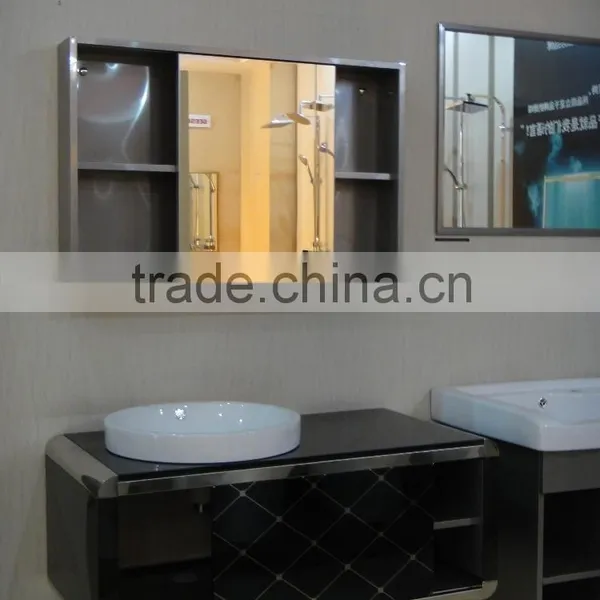 China Products 304 Stainless Steel Cabinet Bathroom Vanity GD2002 photo-6