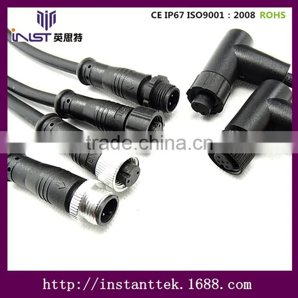 INST M12 180degree Screw Mating Sensor (Molded With Cable) Connector photo-2