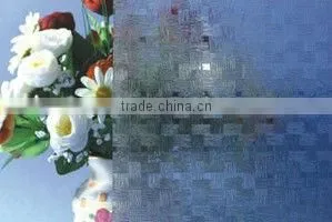 clear patterned plait glass