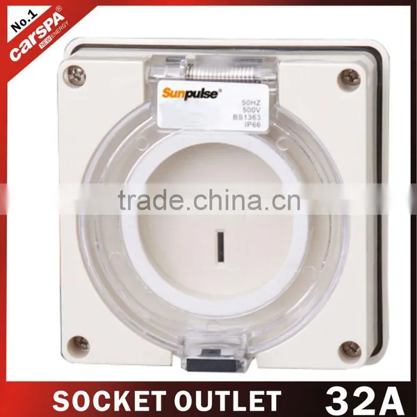 32A european electrical outlet socket