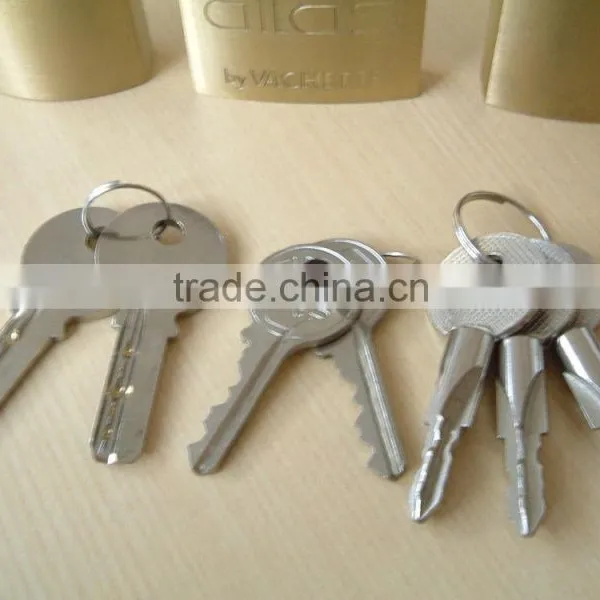 Double Locking Mechanism Cross Key Brass Padlock photo-3