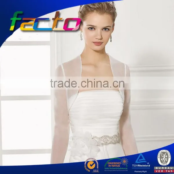 China Design 2015 Best Popular Fabric Polyester Organza for Fashion Dress photo-2