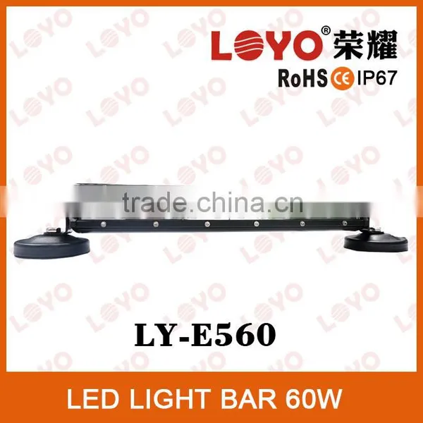 60W IP67 Led Light Bar LYE560 Epistar Led Light Bar,cheap off Road Led Light Bar