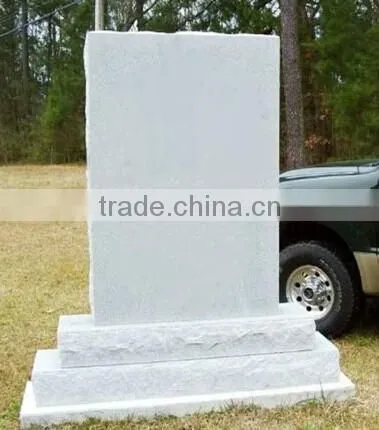 Straight Granite Headstone