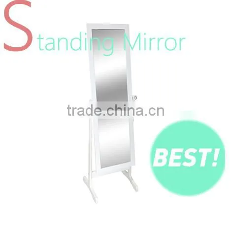 Hot Selling Wooden Floor Stand Dressing Mirror