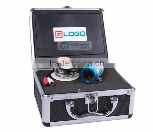 1000TVL 12 White Brignt Light 7" TFT Color LCD Underwater Fishing Camera Fish Finder Video Camera Aluminum Case 30M Cable