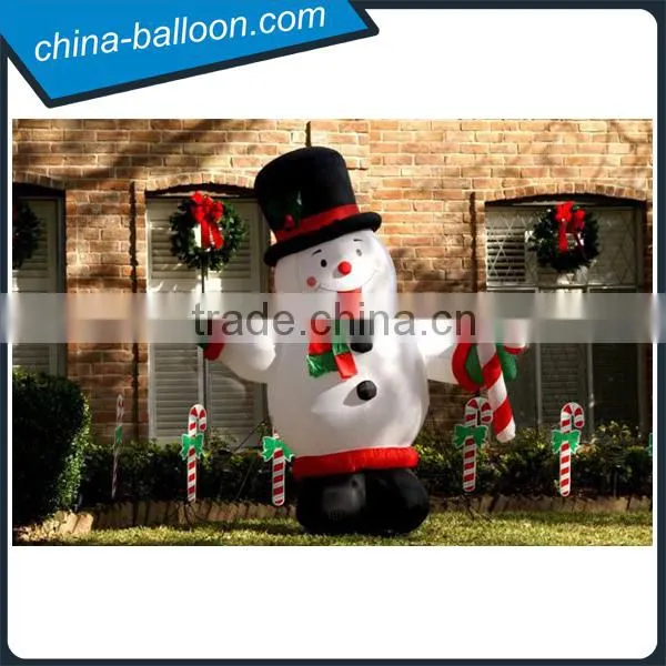 Inflatable Snowman for Indoor and Outdoor Decoration, Big Inflatable Snowman for Christmas photo-2