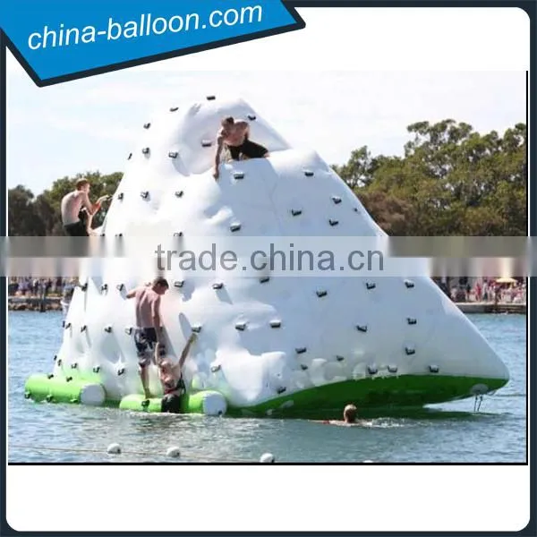Beach Inflatable Iceberg Climbing Wall/ Inflatable Floating Iceberg 0.9mm Pvc Tarpaulin photo-2
