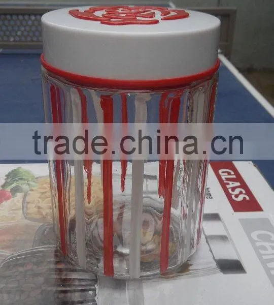 GLASS STORAGE JAR