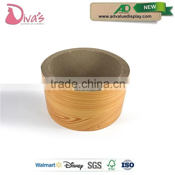 New! Cardboard Turbo Scratcher Cat Toy / Round Cat Bed / Cardboard Pet Toy photo-2