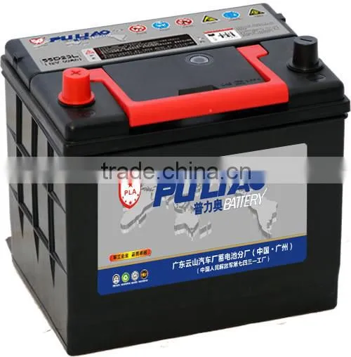 12V Best Quality Starting Automotive Battery 55D23L 12V 60AH