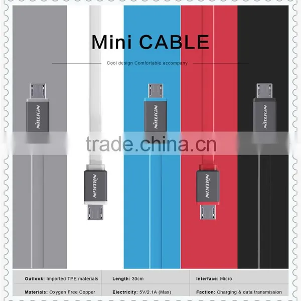 Nillkin Mini Cable (Micro Port) 30cm Mini Data Cables for Samsung Huawei HTC Xiaomi LG Charging Data Cables photo-2