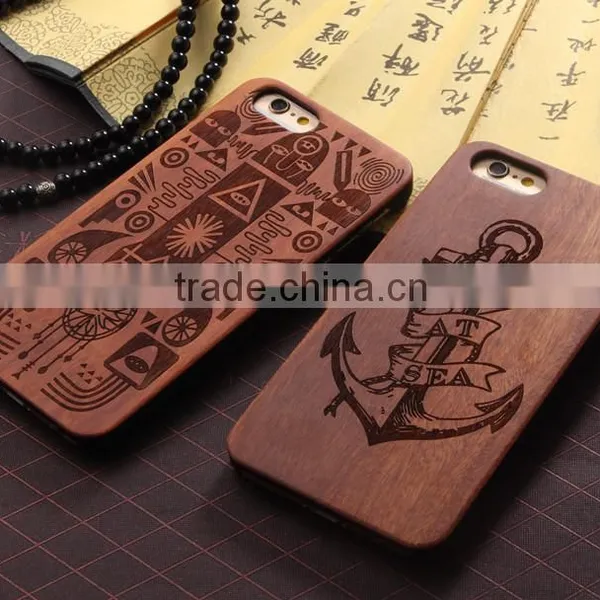 Supplier Carved Wood Cover Case for IPhone 5 5S Wooden Case photo-4