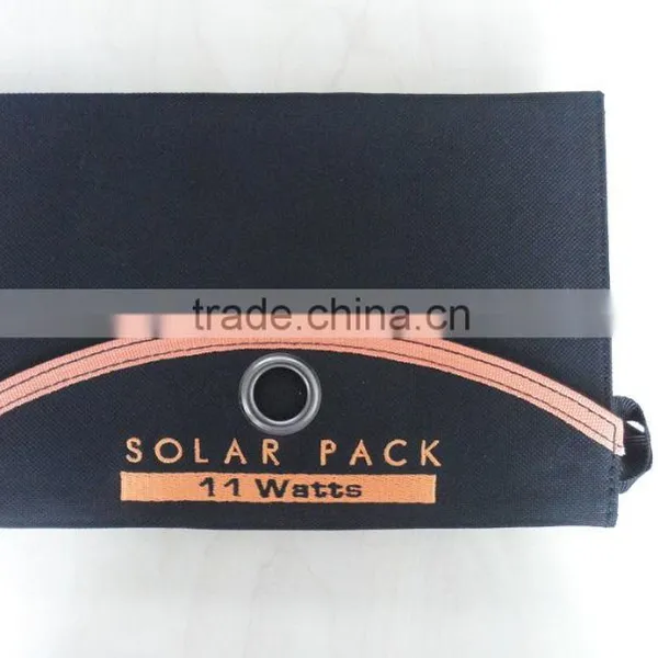 2016 New Arrival Outdoor 11W High Efficiency Solar Panel Solar Power Backpack for Cycling photo-3