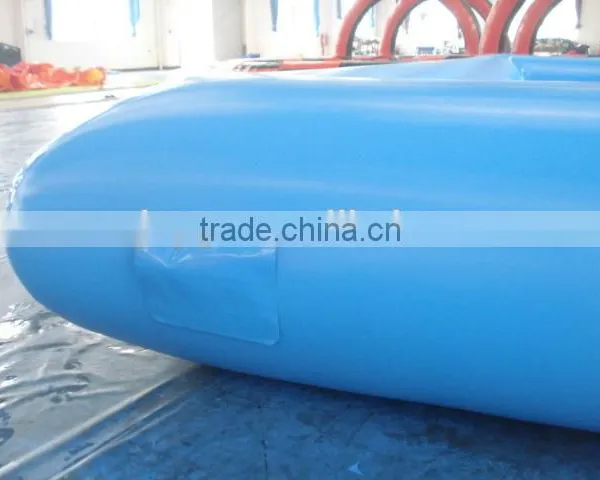 2016 Selling Middle Blue Inflatable Rectangle Swimming Pool photo-4