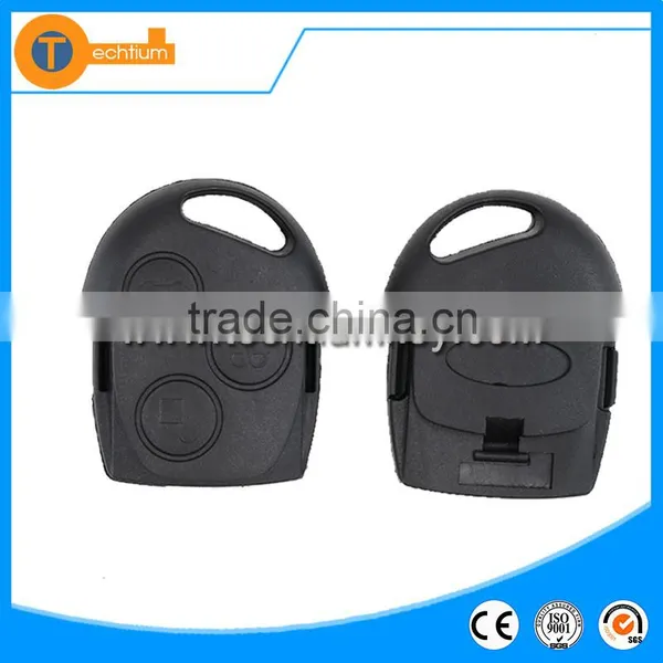 Plastic With 433 Mhz 4d63 Chip With Logo Uncut Blade Remote Folding Car Key for Ford Focus photo-3