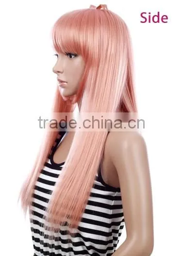 Free Wig Catalogs Synthetic Silk Base Full Lace Wig Sew in js and Company Wig photo-3
