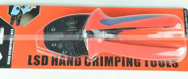 CE ROHS LSD Good Qutails Pliers for Lug Connectors and Insulated Plug Connectors S-06FL Ratchet Hand Crimping Tools photo-2
