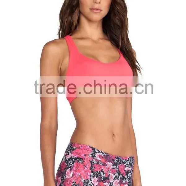 Active Fitness Wear Seamless Sports Bra Strap Yoga Bra photo-2