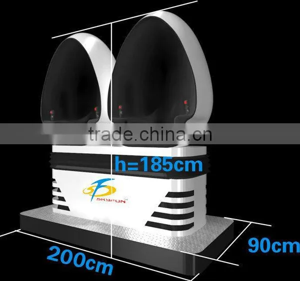 High Quality Amusement Park Equipment 9D Egg VR Cinema photo-3
