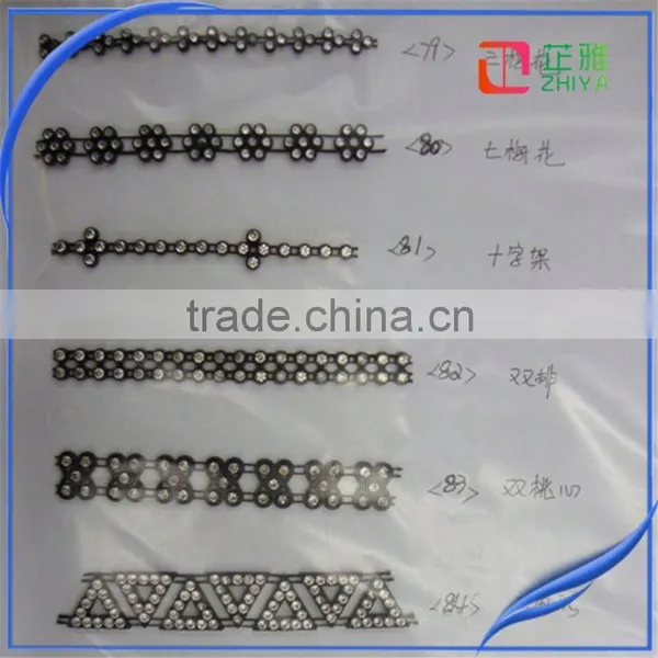 China Wholesale Market Rhinestone Banding Wholesale Rhinestone Rivet Tassel Fringe for Dresses photo-6