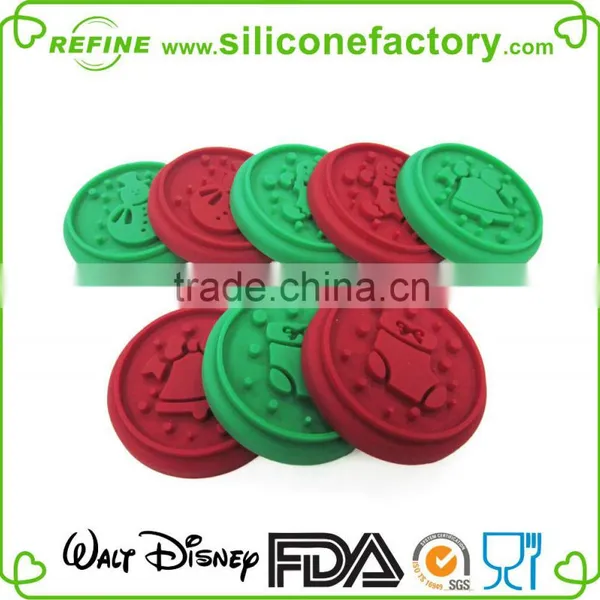 Wholesale High Quality Christmas Snowman Shaped Silicone Cookie Stamp photo-6