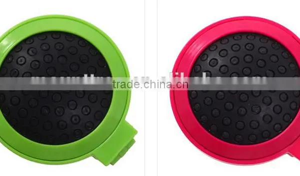 Yiwu Wholesale High Quality Mini Round Shape Folding ABS Head Massage Comb With Mirrow photo-5