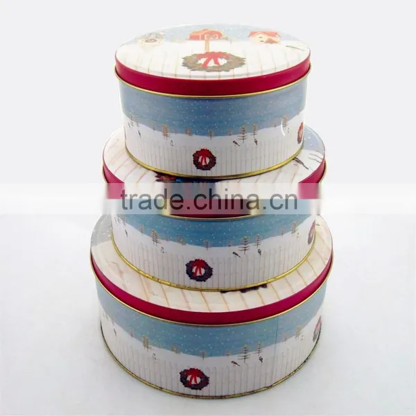Promotional Christmas Gift Cookie Tin Box Set photo-3