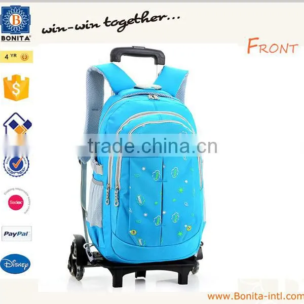 2016 Good quality student fashion trolley school bag