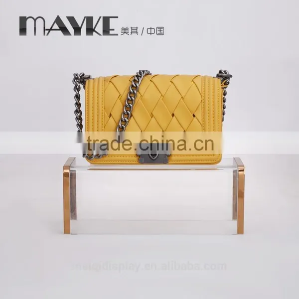 Quality Factory Supply Acrylic and Steel Combined Display Stool, Display Props, Shop Advertising Display photo-4