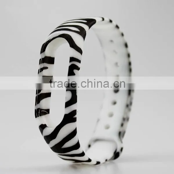 Beautiful Pattern Silicone Belt Strap for Xiaomi Miband 1s 1A for Mi Band 2 Smart Wristband for Miband 2 Bracelet photo-5