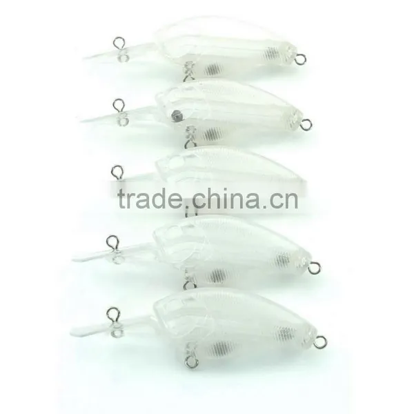 9cm 10g Transparent Plastic Fishing Lures Minow Crankbaits With Steel Balls Artificial Lure Bait