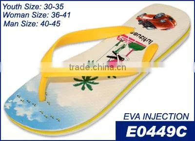 New EVA Custom Printed Beach Slipper photo-2
