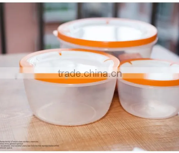 Hot Sale 3pcs Food and Fruit Storage Boxes ,plastic Storage Boxes,3 Color for Choice photo-2