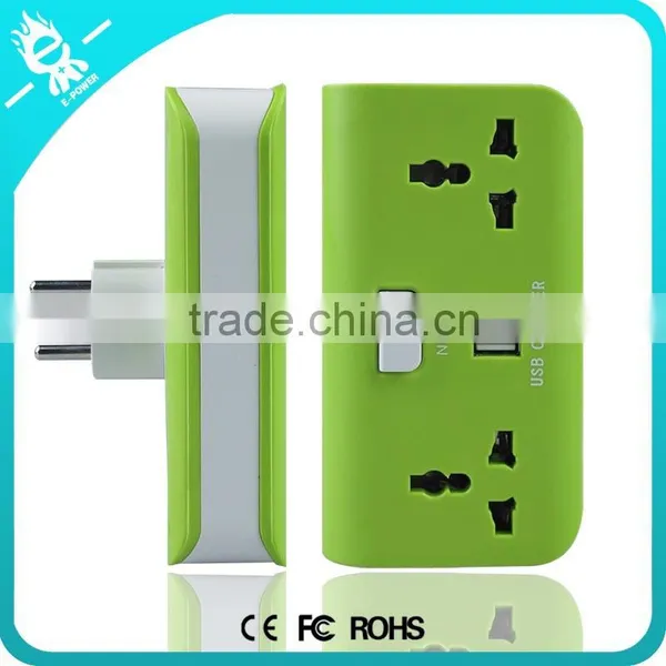 Hot Electrical Socket With USB Retractable Smart 2-usb Power Strip photo-4